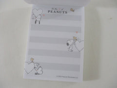 Cute Kawaii Peanuts Snoopy Mini Notepad / Memo Pad Kamio - C Love of Peanuts - Stationery Designer Paper Collection