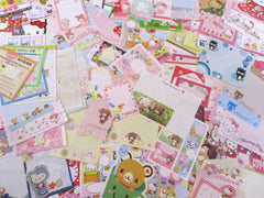 Grab Bag Special Rare HTF Sanrio Characters 65 pcs Paper Hello Kitty My Melody Little Twin Stars Cat Purin Dog Pochacco  Memo Note Set Stationery Cute Kawaii