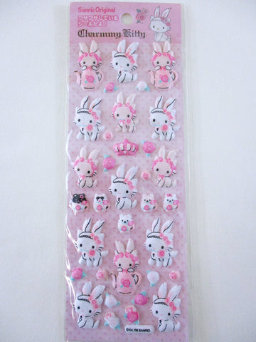 Vintage Rare ❤︎ *ੈ✩‧₊˚ Collectible ✿ Gift - Cute Kawaii Sanrio Sticker Sheet - Charmmy Kitty 2006 A - for Journal Planner Craft Agenda Diary Project Gift Favorite