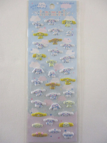 Vintage Rare ❤︎ *ੈ✩‧₊˚ Collectible ✿ Gift - Cute Kawaii Sanrio Sticker Sheet - Cinnamoroll 2005 A - for Journal Planner Craft Agenda Diary Project Gift Favorite