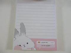Cute Kawaii Q-Lia Rabbit 4 x 6 Inch Notepad / Memo Pad - B - Stationery Designer Paper Collection