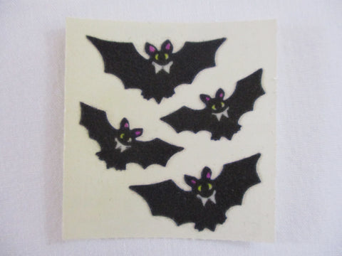 Sandylion Bat Fuzzy Sticker Sheet / Module - Vintage & Collectible