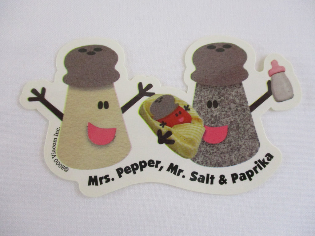 Sandylion Mrs Pepper Mr Salt and Paprika B Sticker Sheet / Module - Vintage & Collectible