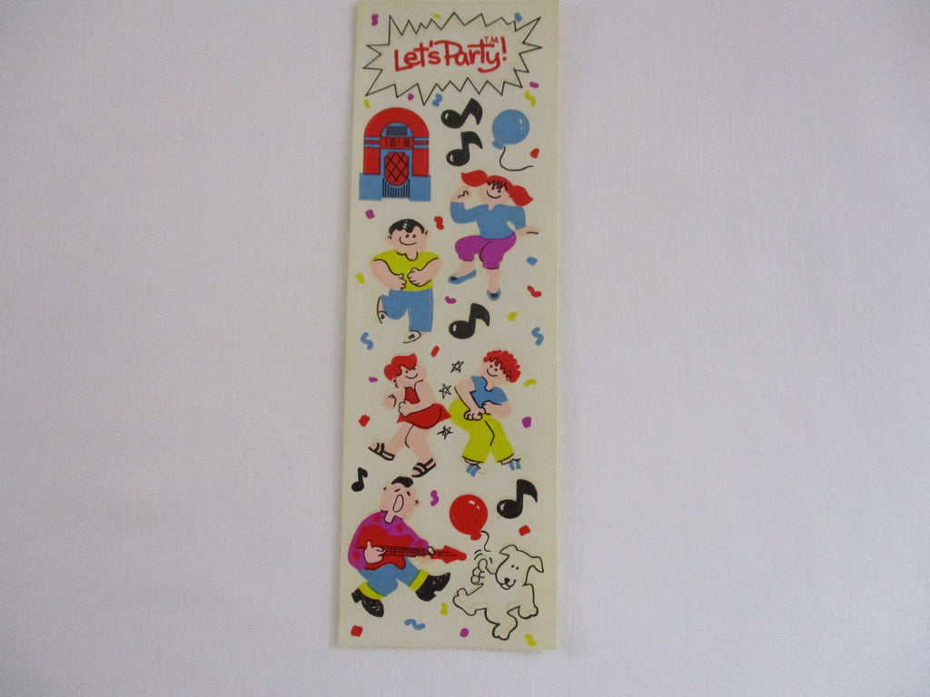Sandylion Let's Party Sticker Sheet - Vintage & Collectible