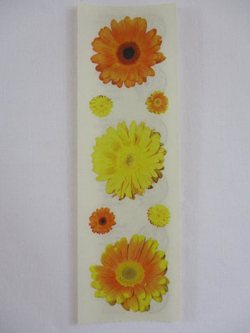 Sandylion Flower Daisy Petal Bloom Sticker Sheet - Vintage & Collectible