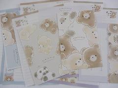 Cute Kawaaii Crux Bear Tarochans Brown Best Friend Hug Love B Letter Sets - Stationery Writing Paper Envelope Penpal Gift