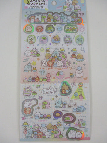 Cute Kawaii San-X Sumikko Gurashi Fushigi otomodachi UFO Alien Space Sticker Sheet 2023 - A - for Planner Journal Scrapbook Craft