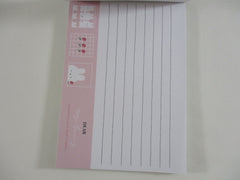 Cute Kawaii Q-Lia Dear My Bunny Rabbit 4 x 6 Inch Notepad / Memo Pad - Stationery Designer Paper Collection