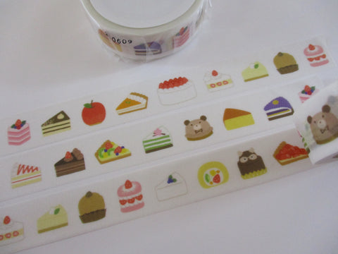 Cute Kawaii Papier Platz Washi / Masking Deco Tape - Sweet Strawberry Cake Pastry Dessert Layered Snack - for Diary Journal Planner Craft Schedule Agenda Scrapbook Gift