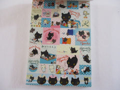 Rare ❤︎ Vintage *ੈ✩‧₊˚ Collectible ✿ Gift - Cute Kawaii San-X Kutusita Nyanko Cat 4 x 6 Inch Notepad / Memo Pad - Stationery Designer Paper Collection 2009