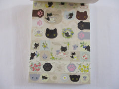 Rare ❤︎ Vintage *ੈ✩‧₊˚ Collectible ✿ Gift - Cute Kawaii San-X Kutusita Nyanko Cat Teatime A 4 x 6 Inch Notepad / Memo Pad - Stationery Designer Paper Collection 2015