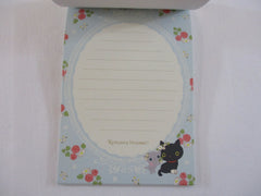 Rare ❤︎ Vintage *ੈ✩‧₊˚ Collectible ✿ Gift - Cute Kawaii San-X Kutusita Nyanko Cat Teatime A 4 x 6 Inch Notepad / Memo Pad - Stationery Designer Paper Collection 2015