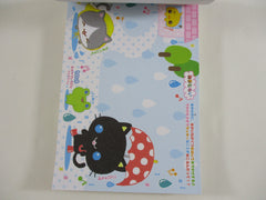 Cute Kawaii HTF Vintage Collectible Kamio Cat 4 x 6 Inch Notepad / Memo Pad - Stationery Designer Paper Collection