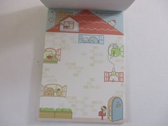 Rare ❤︎ Vintage *ੈ✩‧₊˚ Collectible ✿ Gift - Cute Kawaii San-X Sumikko Gurashi Home 4 x 6 Inch Notepad / Memo Pad Diary Journal - Stationery Designer Paper Collection 2015