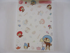 Rare ❤︎ Vintage *ੈ✩‧₊˚ Collectible ✿ Gift - Cute Kawaii San-X Raccoon Sweet C Red Panda 4 x 6 Inch Notepad / Memo Pad Diary Journal - Stationery Designer Paper Collection