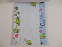 Cute Kawaii Rare HTF Vintage San-X Kappa Cactus 4 x 6 Inch Notepad / Memo Pad - B - Stationery Designer Paper Collection 2009