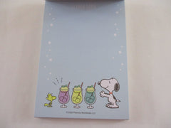 Rare ❤︎ *ੈ✩‧₊˚ Collectible ✿ Gift - Cute Kawaii Peanuts Snoopy Popcorn 4 x 6 Inch Notepad / Memo Pad Diary Journal - Stationery Designer Paper Collection