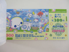 Cute Kawaii HTF Kamio Bubbles Coupon Style  3.25 x 6.75 Inch Notepad / Memo Pad - Stationery Designer Paper Collection - Vintage HTF