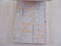 Rare ❤︎ *ੈ✩‧₊˚ Collectible ✿ Gift - Cute Kawaii World Famous Peanuts Snoopy 4 x 6 Inch Notepad / Memo Pad Diary Journal - Stationery Designer Paper Collection