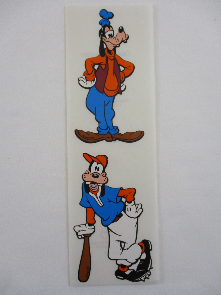 Mrs Grossman 2 x 6.5 Disney Favorites Goofy Sticker Sheet / Module - Vintage & Collectible