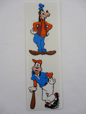 Mrs Grossman 2 x 6.5 Disney Favorites Goofy Sticker Sheet / Module - Vintage & Collectible