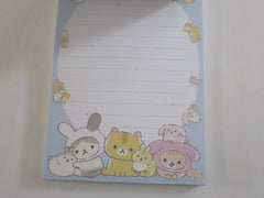 Cute Kawaii San-X Corocoro Coronya Cat Bunny 4 x 6 Inch Notepad / Memo Pad - Journal Diary Stationery Designer Paper Collection