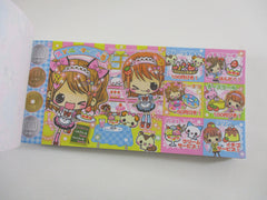 Cute Kawaii HTF Kamio Girls Time Coupon Style  3.25 x 6.75 Inch Notepad / Memo Pad - Stationery Designer Paper Collection - Vintage HTF