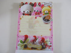 Cute Kawaii HTF Vintage Collectible Kamio Cafe Cafe 4 x 6 Inch Notepad / Memo Pad - Stationery Designer Paper Collection