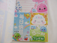 Cute Kawaii HTF Vintage Collectible Q-lia Unko Poop 4 x 6 Inch Notepad / Memo Pad - Stationery Designer Paper Collection
