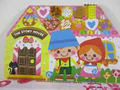 Cute Kawaii HTF Vintage Collectible Kamio Story House Die cut 4 x 6 Inch Notepad / Memo Pad - Stationery Designer Paper Collection