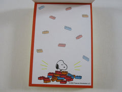 Cute Kawaii Peanuts Snoopy Mini Notepad / Memo Pad Kamio - J Wow - Stationery Designer Paper Collection