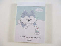Cute Kawaii Kamio Dog okami Mini Notepad / Memo Pad - Stationery Designer Paper Collection