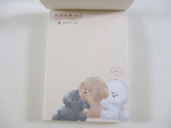 Cute Kawaii Kamio Dog Puppy asobo Mini Notepad / Memo Pad - Stationery Designer Paper Collection
