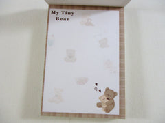 Cute Kawaii Kamio My Tiny Bear Mini Notepad / Memo Pad - Stationery Designer Paper Collection