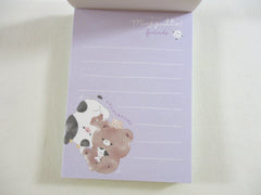 Cute Kawaii Kamio Bear Cow Mugyutto Mini Notepad / Memo Pad - Stationery Designer Paper Collection