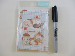 Cute Kawaii Crux Food Strawberry Cake Bread Rice Okurumis MINI Letter Set Pack - Stationery Writing Gift Note Paper Envelope