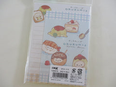Cute Kawaii Crux Food Strawberry Cake Bread Rice Okurumis MINI Letter Set Pack - Stationery Writing Gift Note Paper Envelope