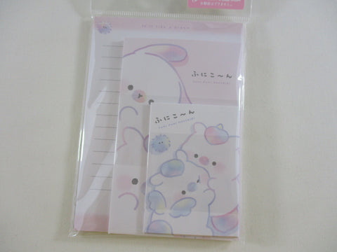 Cute Kawaii Crux Like a dream Motchiri Seals MINI Letter Set Pack - Stationery Writing Gift Note Paper Envelope