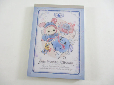 Cute Kawaii San-X Sentimental Circus 4 x 6 Inch Notepad / Memo Pad - 2024 B - Stationery Designer Paper Writing Journal Collection