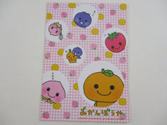 Rare ❤︎ Vintage *ੈ✩‧₊˚ Collectible - Cute Kawaii San-X Mikan Bouya Fruit Vegetable Friends Postcard C