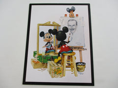 Rare ❤︎ Vintage *ੈ✩‧₊˚ Collectible - Disney Mickey Mouse 5 x 7 Postcard A