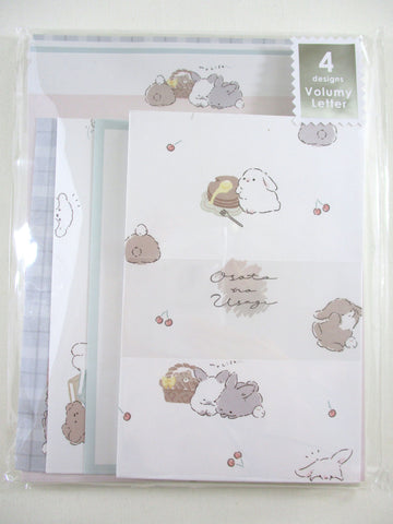 Cute Kawaii Q-lia Rabbit Bunny Letter Set Pack - Stationery Writing Paper Envelope Penpal Stationary Journal