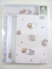 Cute Kawaii Q-lia Rabbit Bunny Letter Set Pack - Stationery Writing Paper Envelope Penpal Stationary Journal