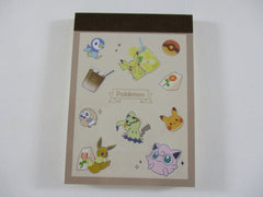 Cute Kawaii Pokemon Pocket Monster Nintendo Mini Notepad / Memo Pad Kamio - A - Stationery Designer Paper Collectible Gift