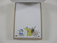 Cute Kawaii Pokemon Pocket Monster Nintendo Mini Notepad / Memo Pad Kamio - A - Stationery Designer Paper Collectible Gift