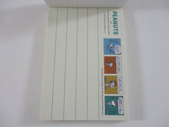 Cute Kawaii Peanuts Snoopy Mini Notepad / Memo Pad Kamio - I Vintage Sunny Day - Stationery Designer Paper Collection