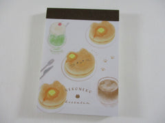 Cute Kawaii Kamio Neko Pancakes Cat Food Mini Notepad / Memo Pad - Stationery Designer Paper Collection