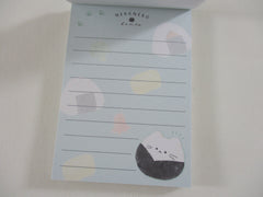 Cute Kawaii Kamio Neko Bento Rice Ball Sushi Cat Food Mini Notepad / Memo Pad - Stationery Designer Paper Collection