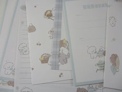 Cute Kawaii Q-Lia Dog Rabbit Bunny Puppies osoto usagi poodle Letter Sets - Stationery Writing Paper Envelope Penpal