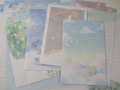 Cute Kawaii Q-Lia Cotton Bear Letter Sets - Stationery Writing Paper Envelope Penpal